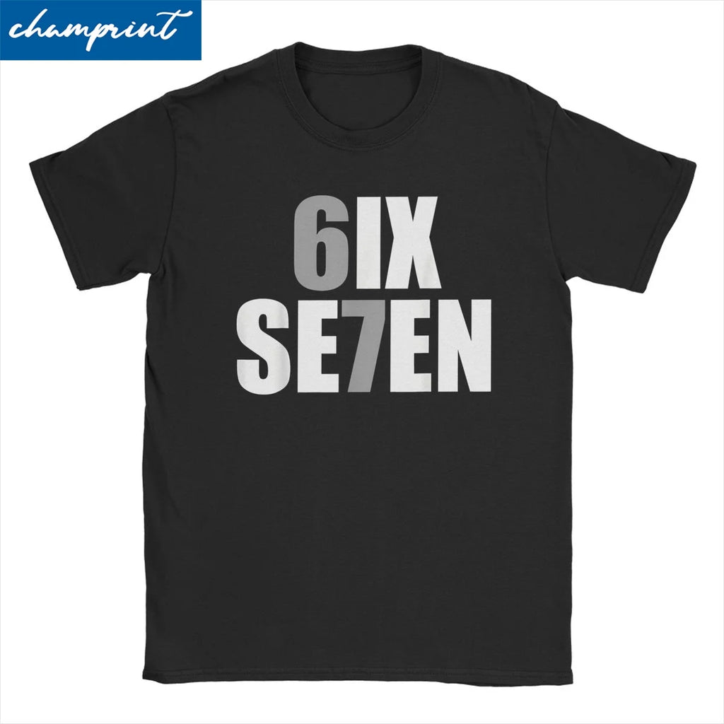 Fun Six Seven 6 7 Meme Design 6 7 Men Women's T Shirt Hipster Tee Shirt Short Sleeve Crewneck T-Shirts Pure Cotton Party Clothes
