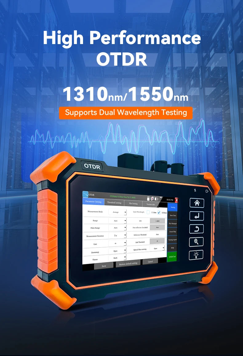 Hot Sale NOYAFA MOT-31 All-in-One OTDR Fiber Tester 1310/1550nm Dual Wavelength Network Test (PING,IP Scan,Prot Flashing) NF-983