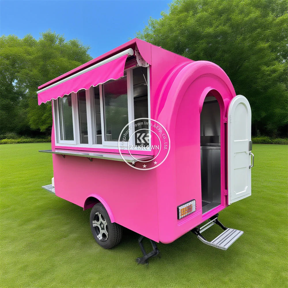 USA Approved Mobile Pizza Cake Dessert Roasted Corn Potato Trailer Food Truck Bakery Catering Food Truck With Full Kitchen