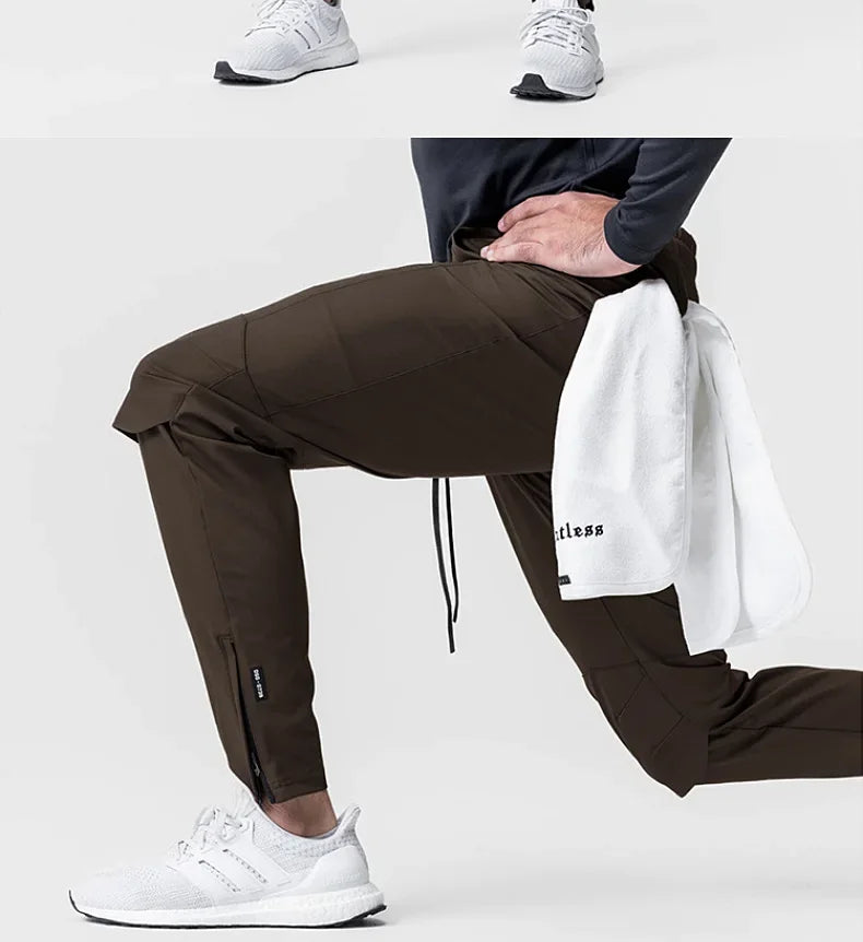 Men's Summer Joggers Pants Quick Dry Running Sweatpants Gym Fitness Outdoor Hip Hop Casual Track Trousers Breathable Sportswear