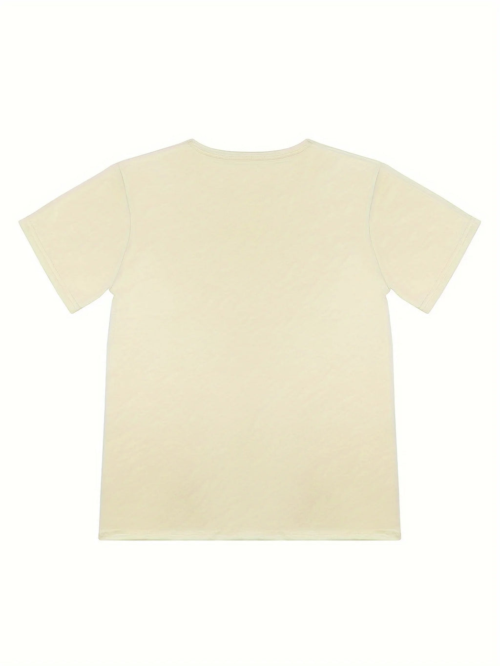Summer women's fashionable casual loose Calvin letter pattern printed round neck short sleeved comfortable T-shirt top