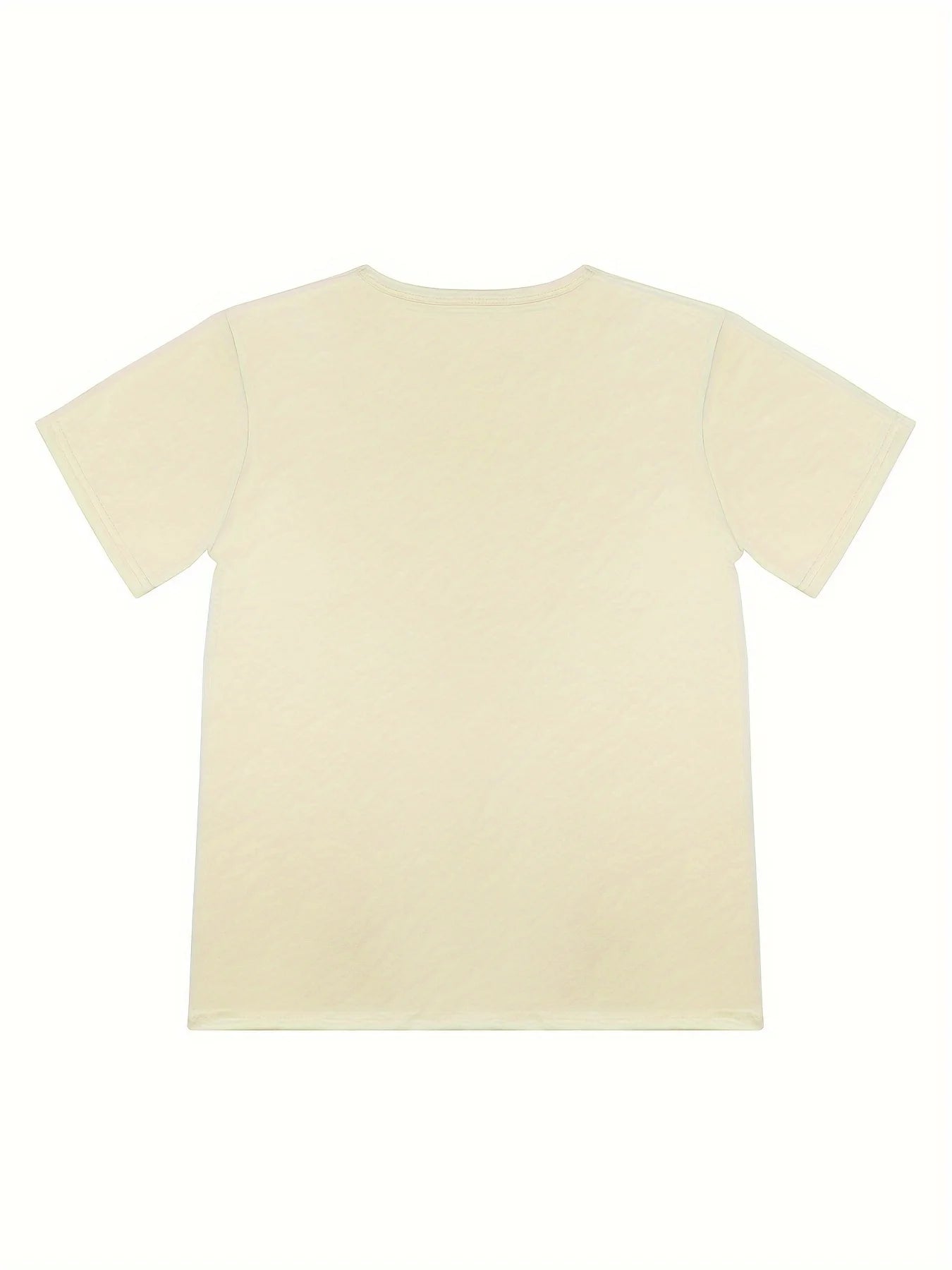 Summer women's fashionable casual loose Calvin letter pattern printed round neck short sleeved comfortable T-shirt top