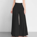 Fashion Women High Waist Wide Leg Pants Spring Autumn Female Elegant Flare Trousers Casual Solid Holiday Loose Long Pant New