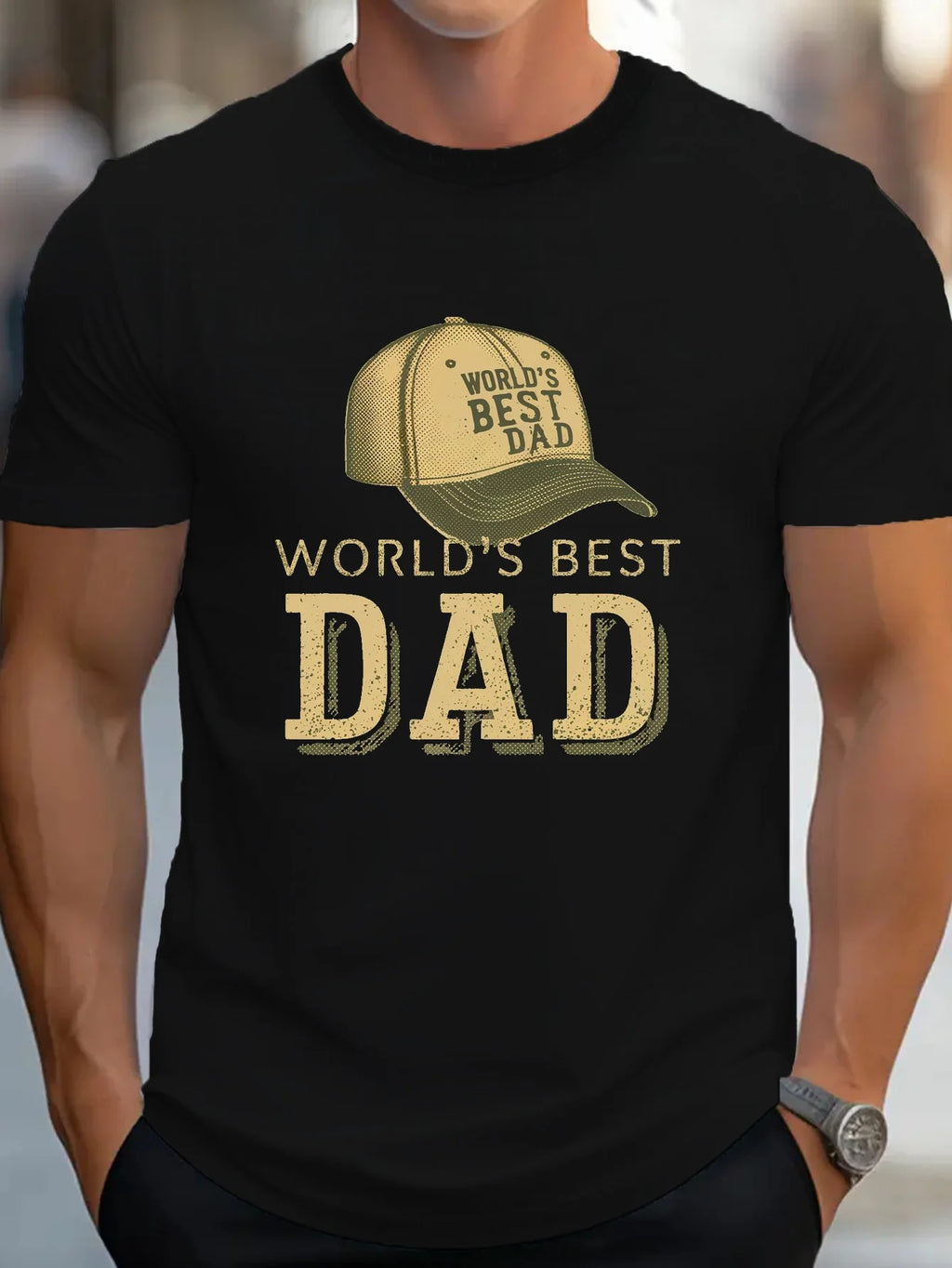 Vintage Father s Day G500 pure cotton men's T-shirt comfort fit
