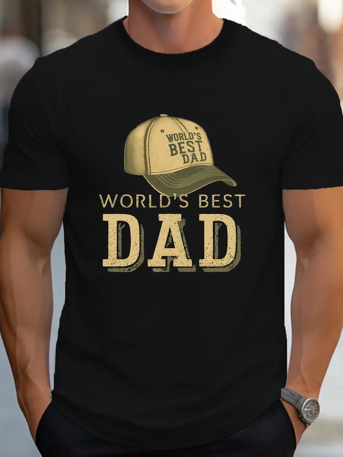 Vintage Father s Day G500 pure cotton men's T-shirt comfort fit