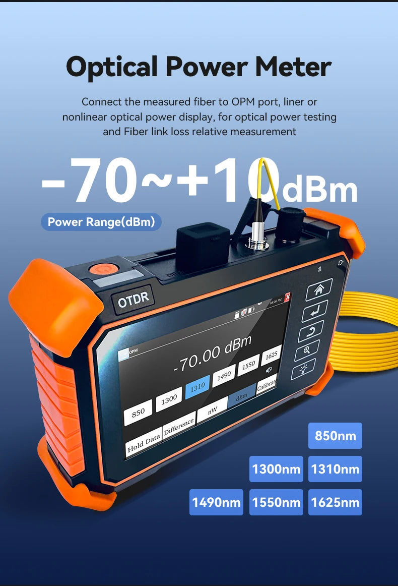 Hot Sale NOYAFA MOT-31 All-in-One OTDR Fiber Tester 1310/1550nm Dual Wavelength Network Test (PING,IP Scan,Prot Flashing) NF-983