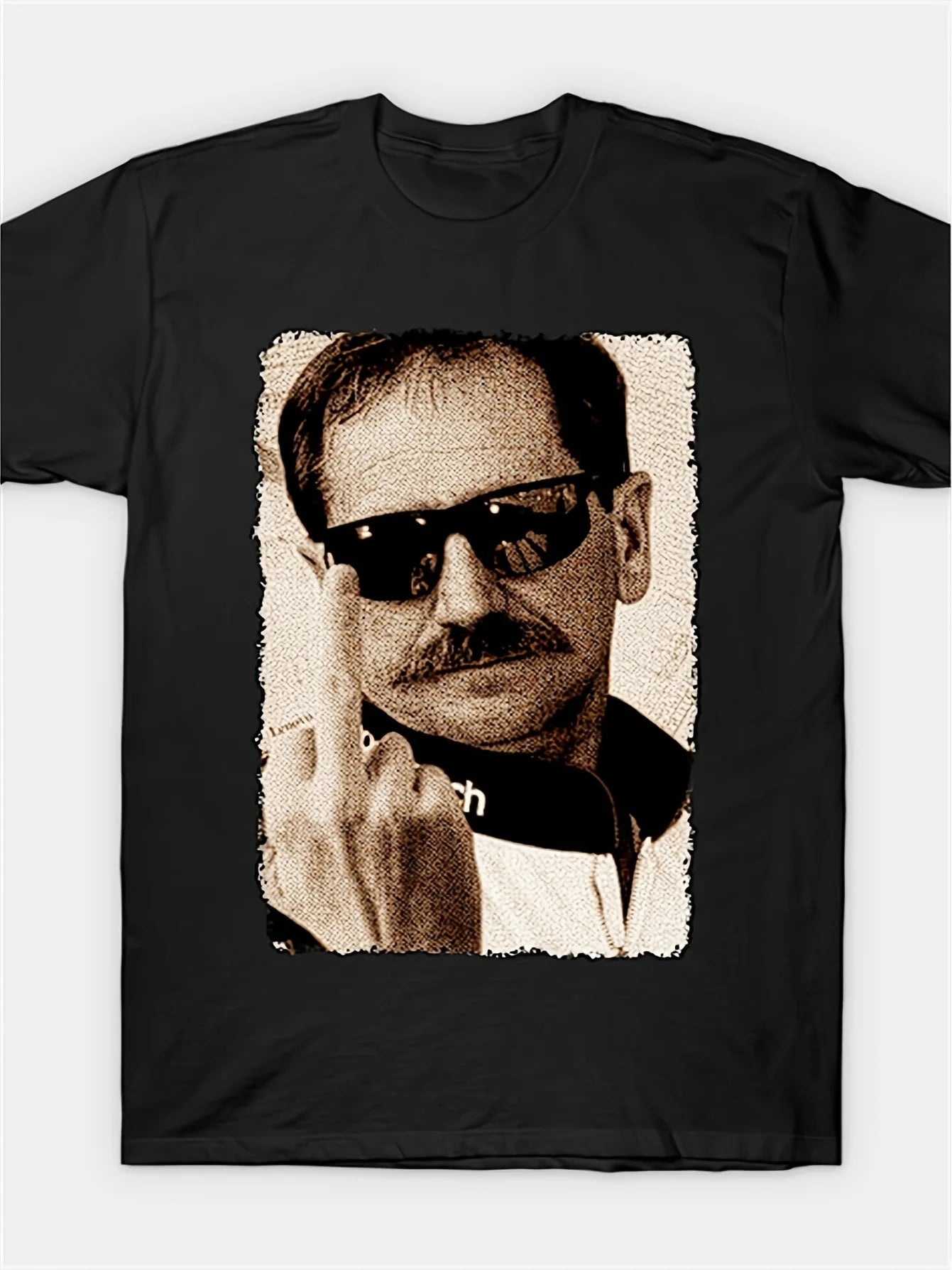 Men's Vintage Dale Earnhardt "The Intimidator" Graphic T-Shirt - 100% Cotton Soft Stretch Short Sleeve