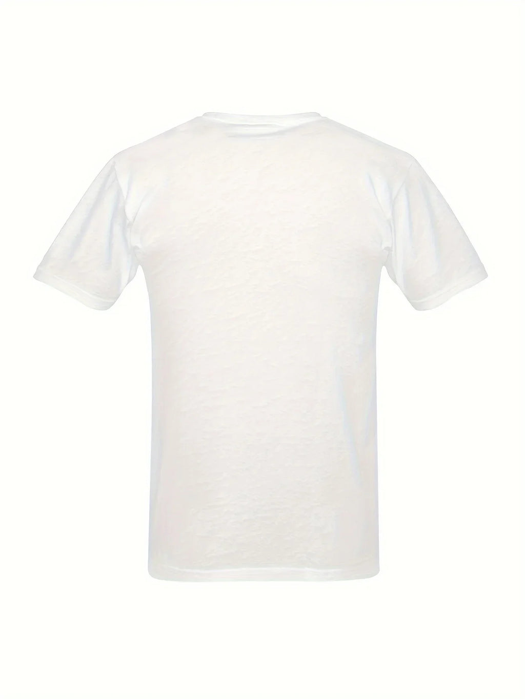 Men's American Flag USA Letter Print T-Shirt, 100% Cotton Crew Neck Short Sleeve Tee, Casual Streetwear