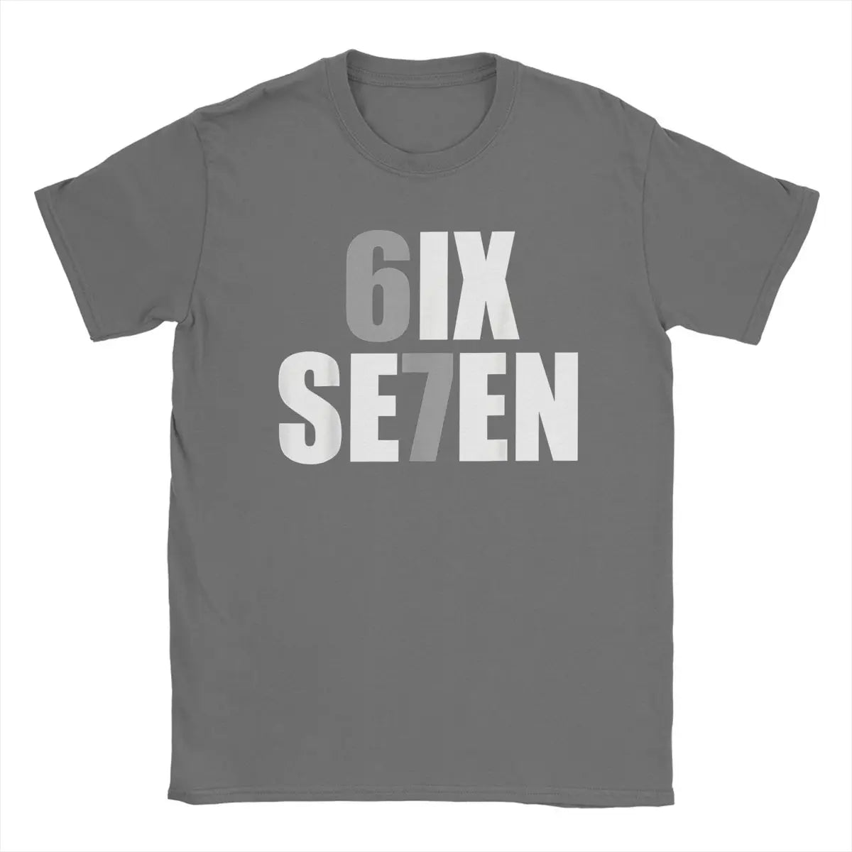 Fun Six Seven 6 7 Meme Design 6 7 Men Women's T Shirt Hipster Tee Shirt Short Sleeve Crewneck T-Shirts Pure Cotton Party Clothes