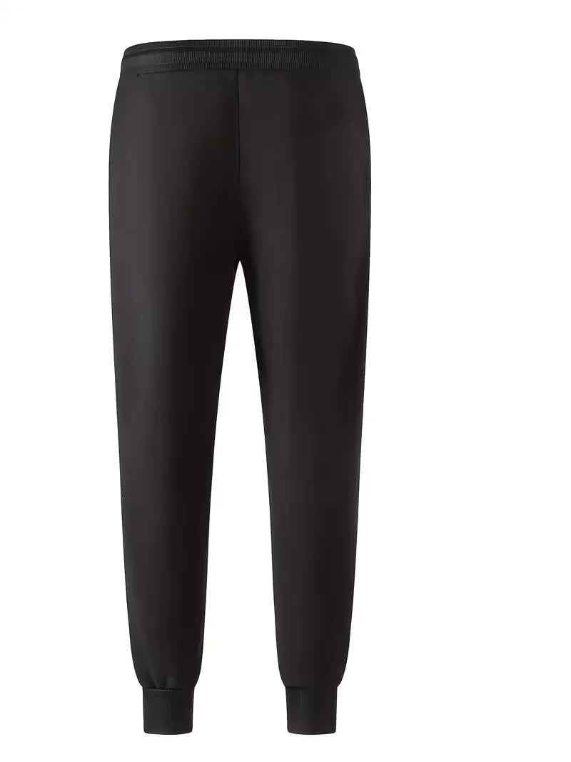 Men's and women's solid color sports running pants are designed specifically for sports and hiking featuring a drawstring design