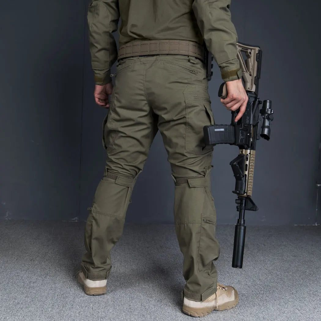 IDOGEAR Combat UFS Pants Tactical Pants w/ Knee Pads Camo Trousers 3209