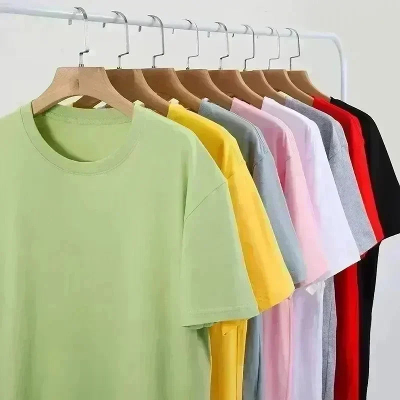 Men's Women NO PAIN NO GAIN GYM T Shirt Cotton Tee Streetwear Oversize Summer Sports Fashion Loose Top Short Sleeve Breathable