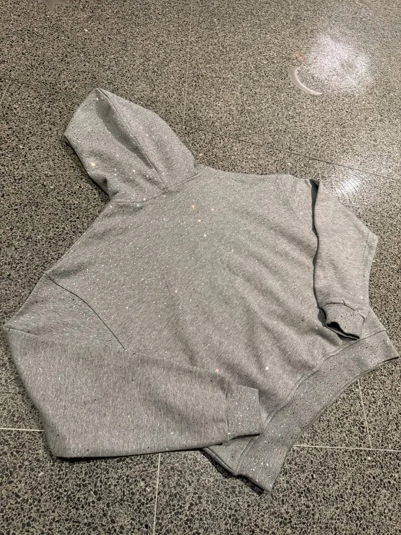 Casual Fashion Harajuku Retro Oversized Zipper Hoodie Men Y2k 2025 New Hip-hop Gothpunk Letter Print Sweatshirt Streetwear Women