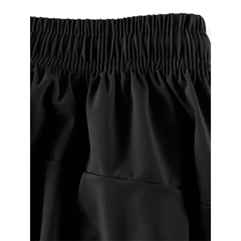 Men Gift 2-Pack Men's Casual Pants Quick-Drying Ice Silk Pants Summer Cycling Fitness Running Sports Pants Football Fishing Man