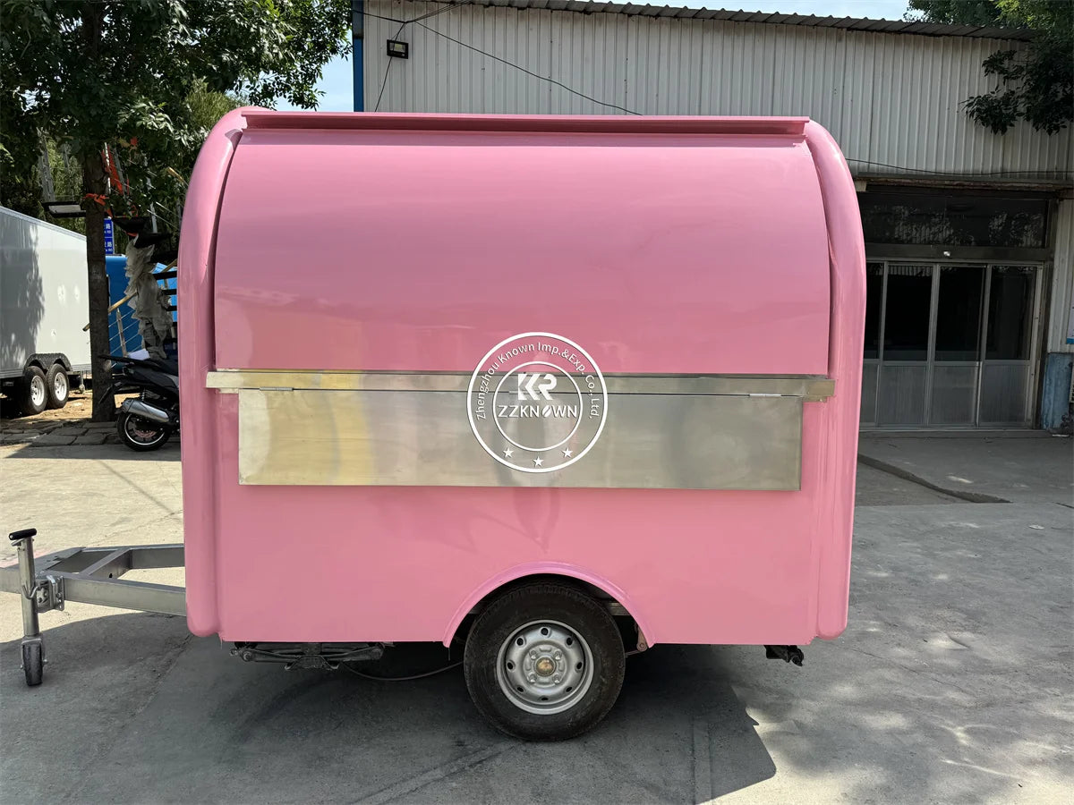 Concession Food Truck Trailer Ice Cream Kiosk Fully Equipped Coffee Snack Shop Store Bbq Restaurant Mobile Kitchen  Food Truck