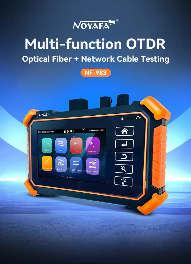 Hot Sale NOYAFA MOT-31 All-in-One OTDR Fiber Tester 1310/1550nm Dual Wavelength Network Test (PING,IP Scan,Prot Flashing) NF-983