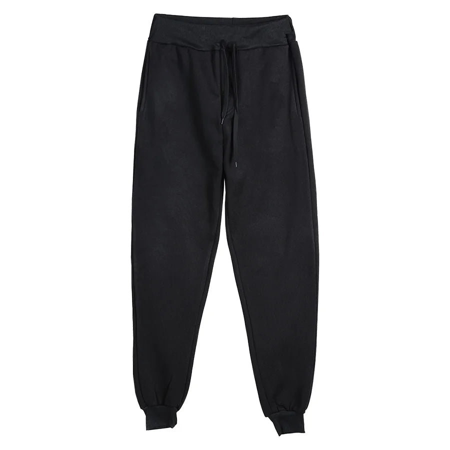New Joggers Sweatpants Men and Women Elastic Waist Lose Casual Trousers white beige pink yellow Hip Hop Mens Sweat Pants