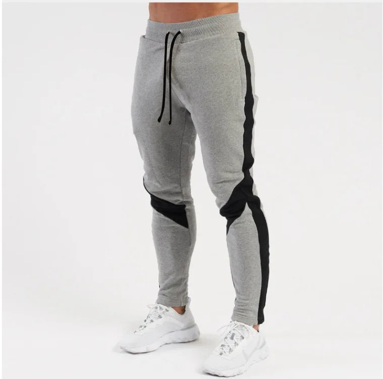 Mens Joggers Casual Pants Fitness Men Sportswear Tracksuit Bottoms Skinny Sweatpants Trousers Black Gyms Jogger Track Pants
