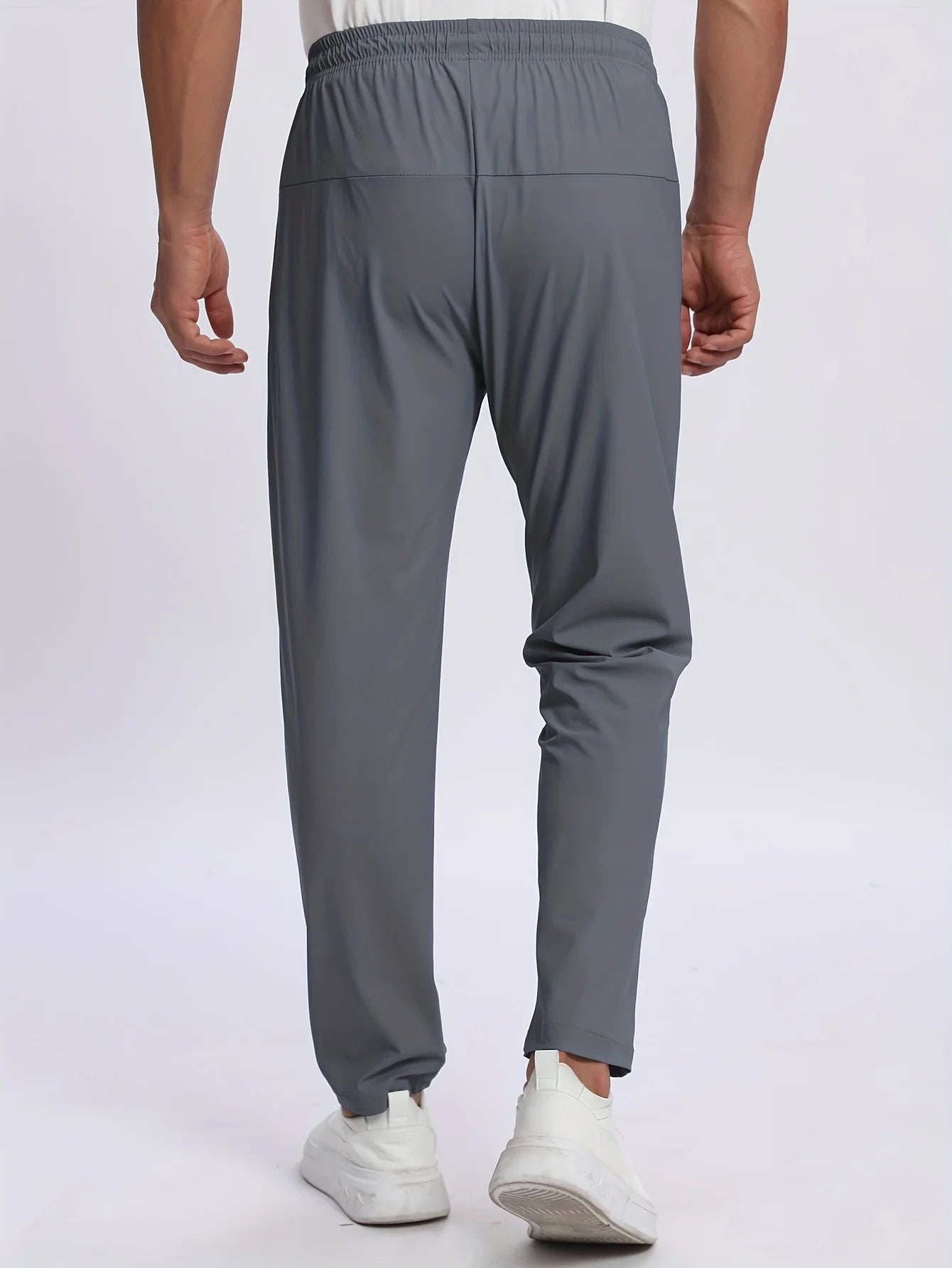 Breathable Plus Size Men's Casual Jogger Pants for Men Tracksuit Trousers Quick Dry Straight Elastic Waist Korean Classic Sport