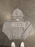 Casual Fashion Harajuku Retro Oversized Zipper Hoodie Men Y2k 2025 New Hip-hop Gothpunk Letter Print Sweatshirt Streetwear Women