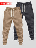 Two-pack Sweatpants 2026 Casual Pants Clothes Men's Y2k Man Baggy Clothing Fit Black Spring and Autumn Trousers Sports Home