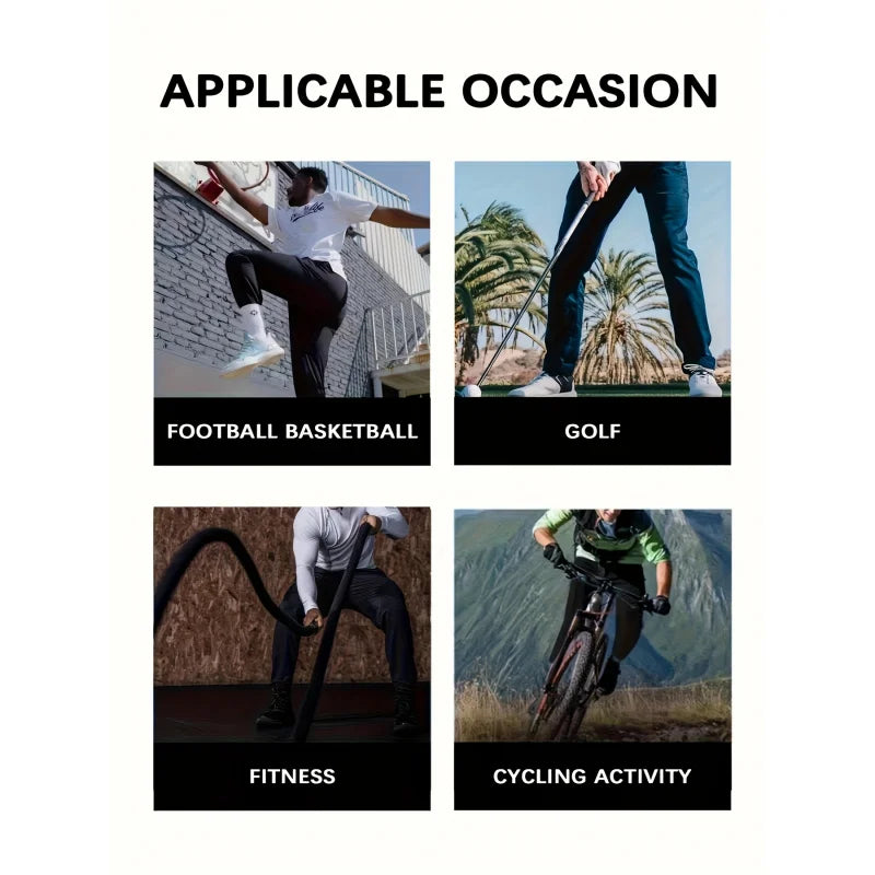 Men Gift Men's Ice Silk Fiber Running Pants Highly Elastic Jogging Pants Sweatpants Wide Leg Football Gym Fishing Man Baggy Mens
