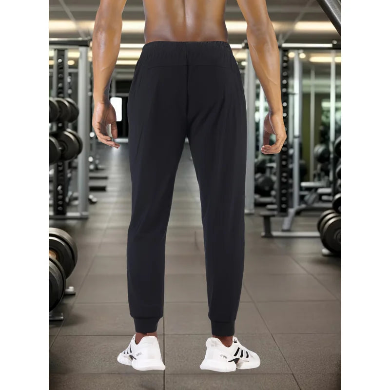 Sweatpants Men Gift Breathable and Quick-drying Material Mens Sports Pants Football Gym Clothes Man Fishing Zipper Pockets Men's
