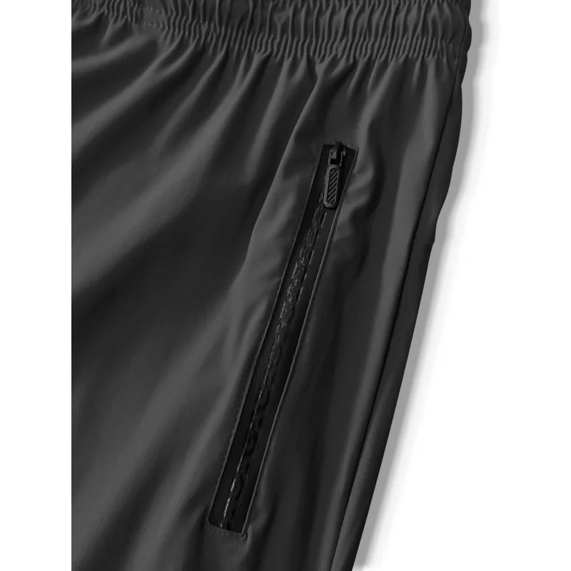 Men's Summer Stretch Sports Capri Pants Lightweight And Breathable Fitness Running Pants Essentials Shorts Man Y2k Elegant Black