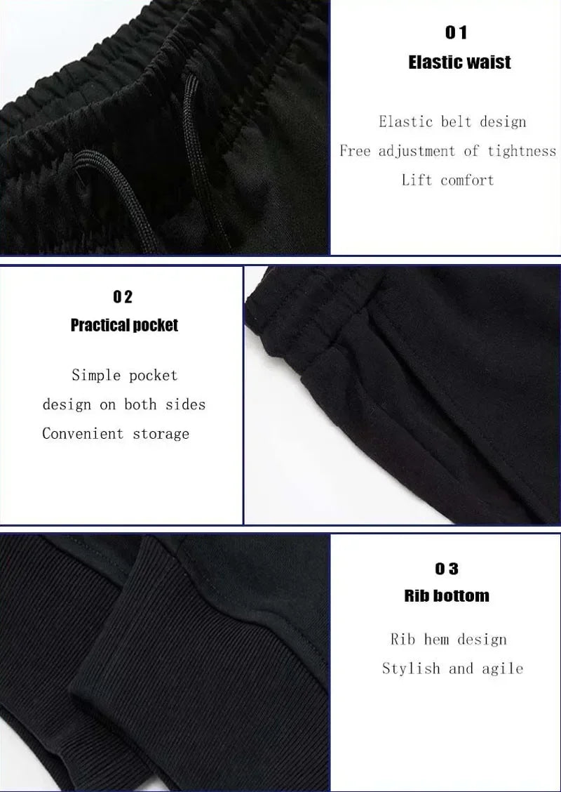 2024 Joggers Sweatpants Men Casual Loose Pants Workout Letter Print Track pants Autumn Winter Male Sportswear Trousers