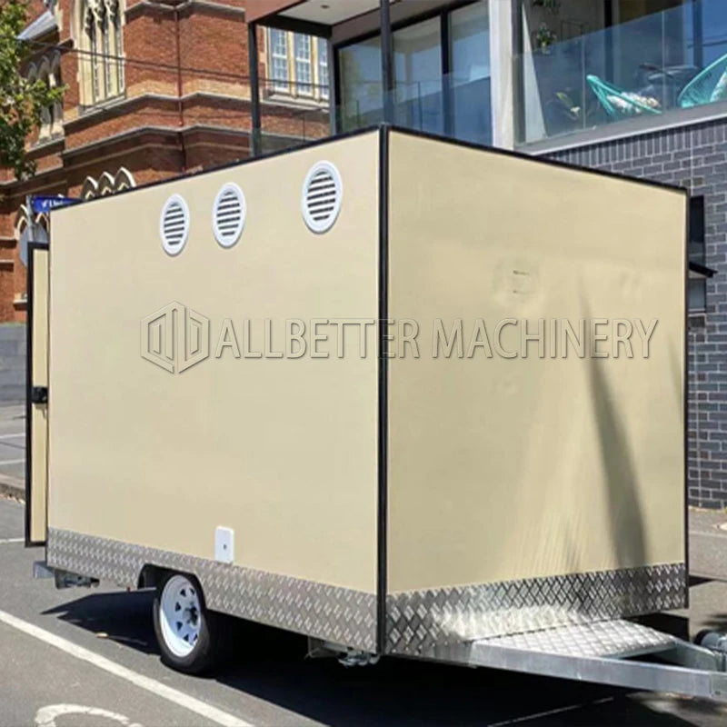 Allbetter Best Quality Food Trailer Street Fast Food Trucks Street Mobile Food Trailer with Full Kitchen Equipments