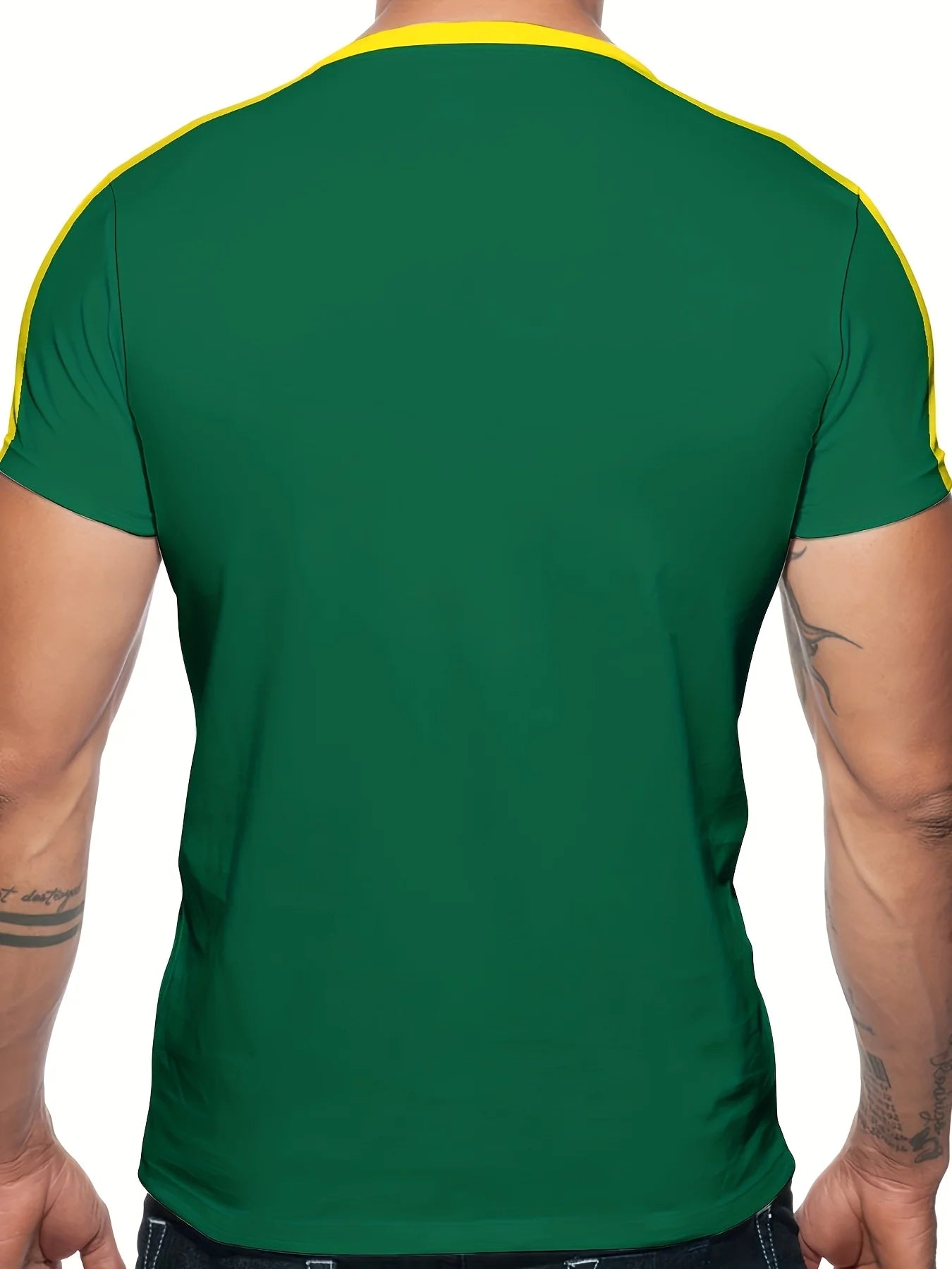 Summer 2025 new men's T-shirt 3D printed casual and fashionable polyester fiber outdoor men's wear