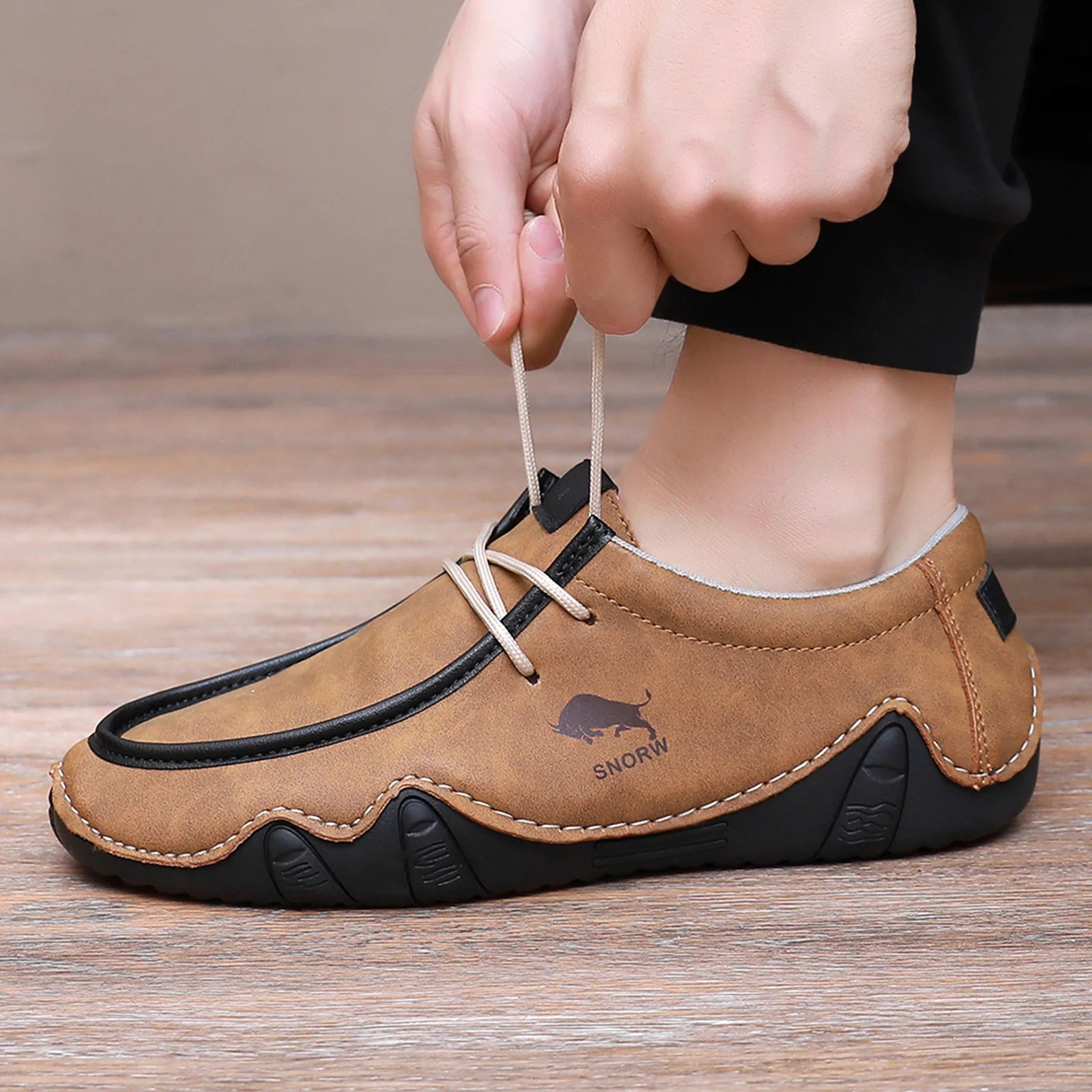 Shoes for Man Fashion Brand Loafers Soft Soled Comfortable Casual Walking Shoes Breathable Sports Tennis Outdoor Driving Shoes
