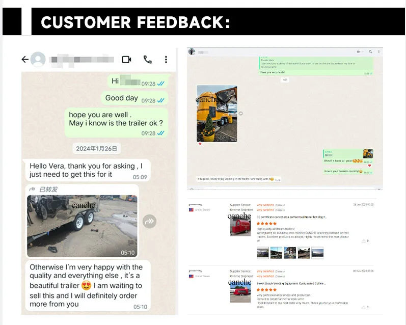 Street Sale use BBQ Food trailer Factory Mobile Pizza Food Truck stainless steel Outdoor Mobile Food Trailer