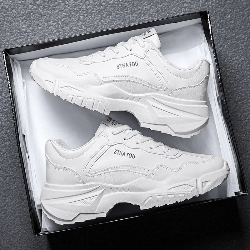 Men's Shoes 2025 New Fashionable and Versatile Casual Shoes Thick soled Anti slip Sports Shoes