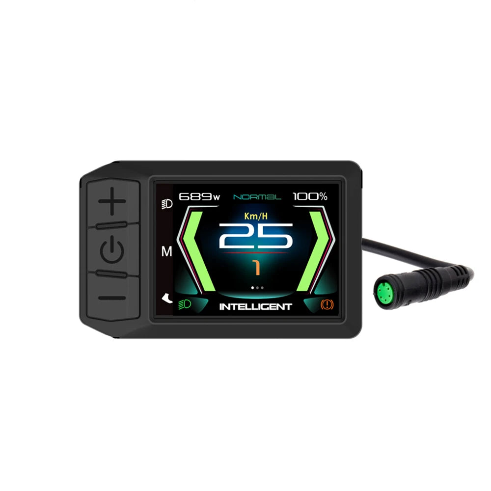 Electric Bicycle LCD 600C Bluetooth Display BF-UART Instrument 500C NEW Speed Applicable To Bafang Mid Hub Motor 36V 48V 52V