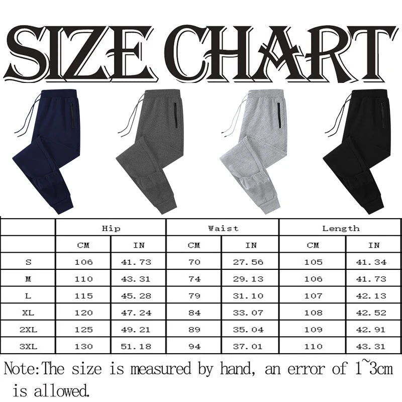 Men's Sweatpants with Zipper Pockets Tapered Joggers for Men Athletic Pants for Workout, Jogging, Running