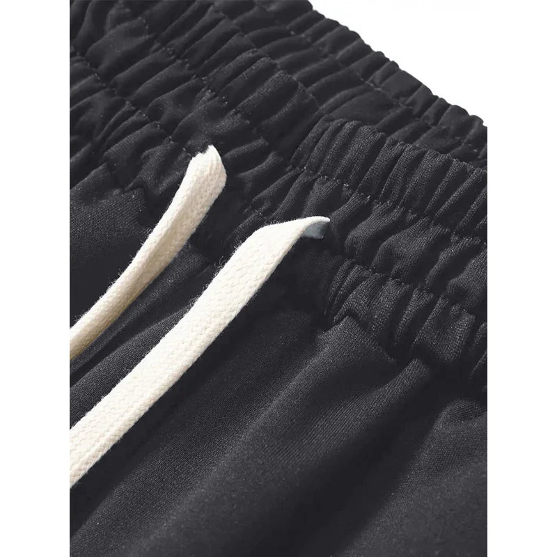 Clothing Autumn Men's Baggy Pants Casual Man Plus Y2k Spring Drawstring Elastic Waist Two-Pack Athleisure 2026 Sweatpants Summer