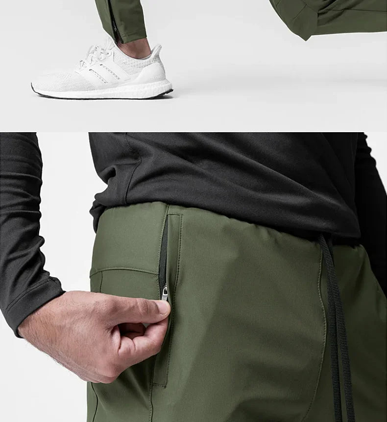 Men's Summer Joggers Pants Quick Dry Running Sweatpants Gym Fitness Outdoor Hip Hop Casual Track Trousers Breathable Sportswear