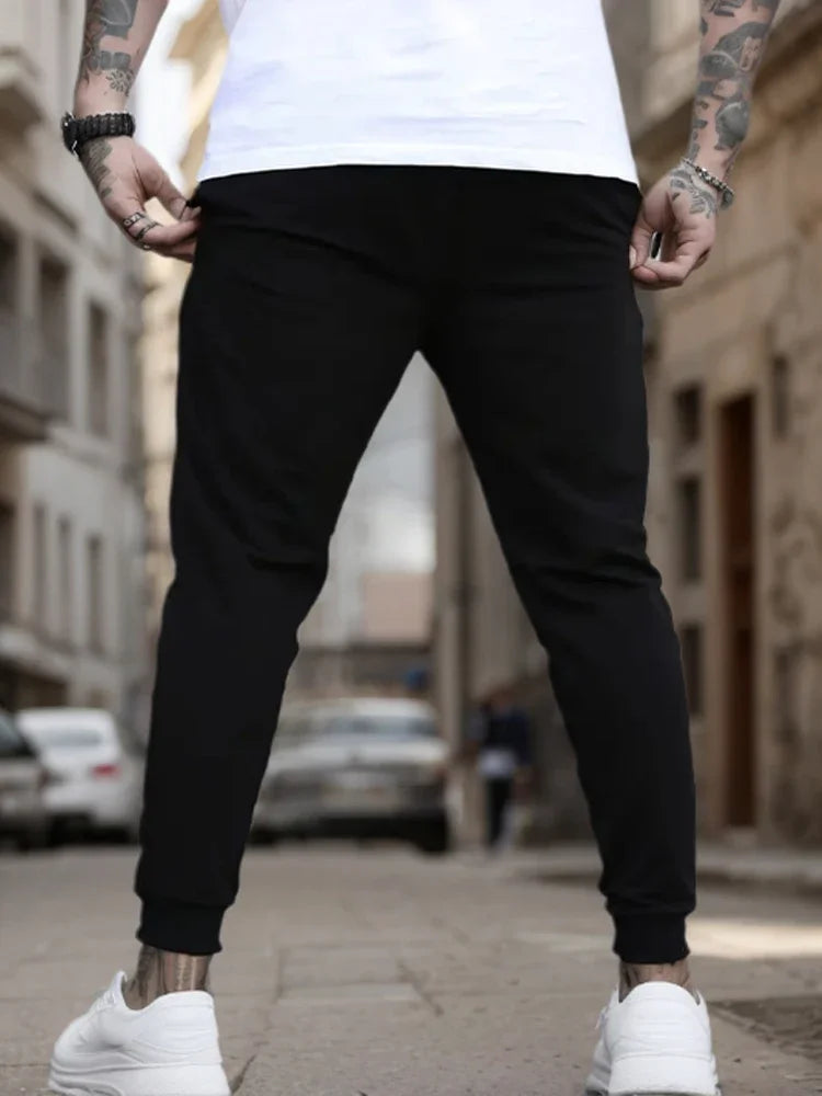Summer Men's Joggers Ideal for Running Fitness Breathable Sweatpants for Workout Fashion Casual Trousers