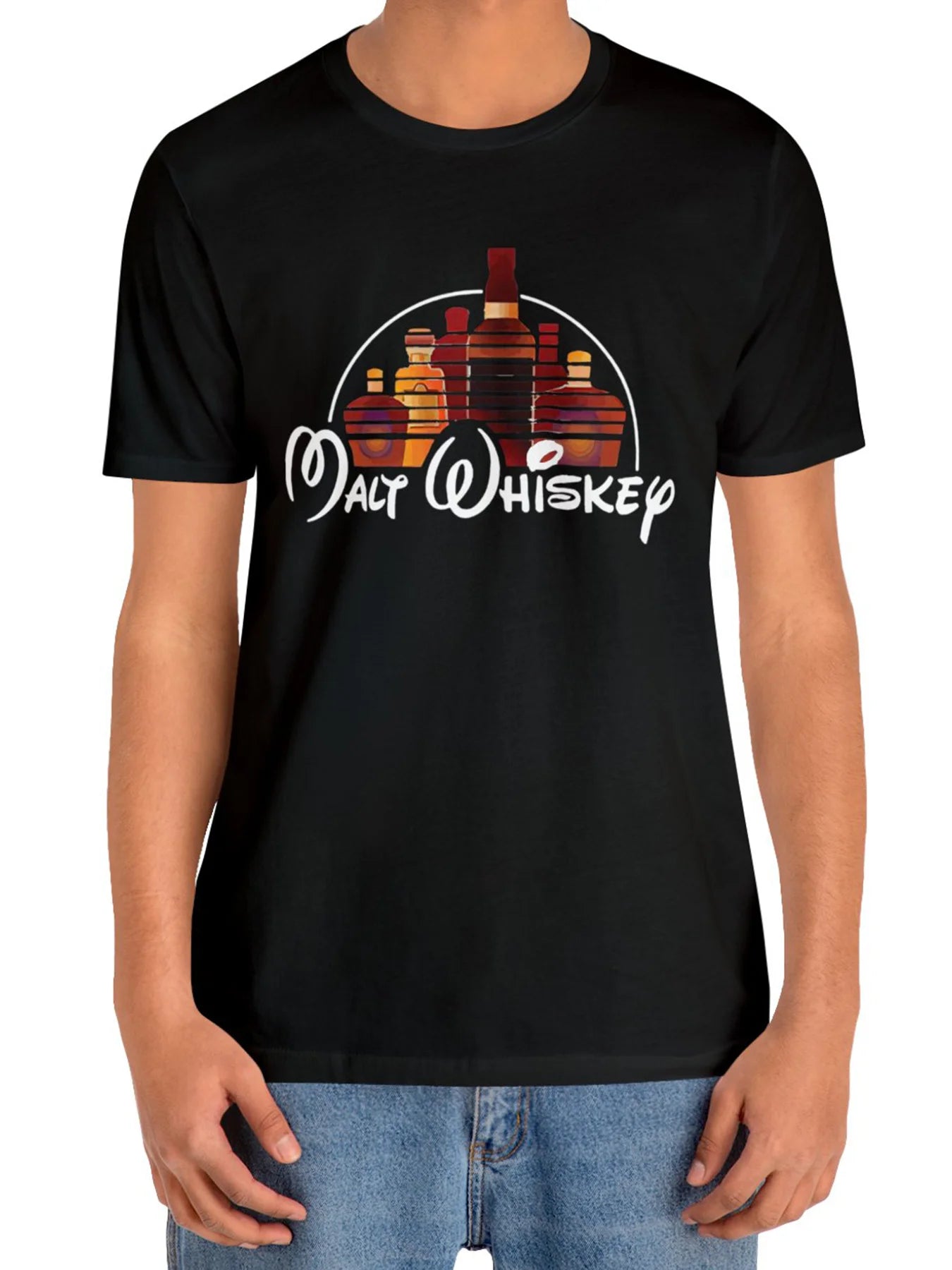 Men'S Casual Cotton T-Shirt - Short Sleeve, Round Neck, Machine Washable - Perfect for Summer Outings & Sports