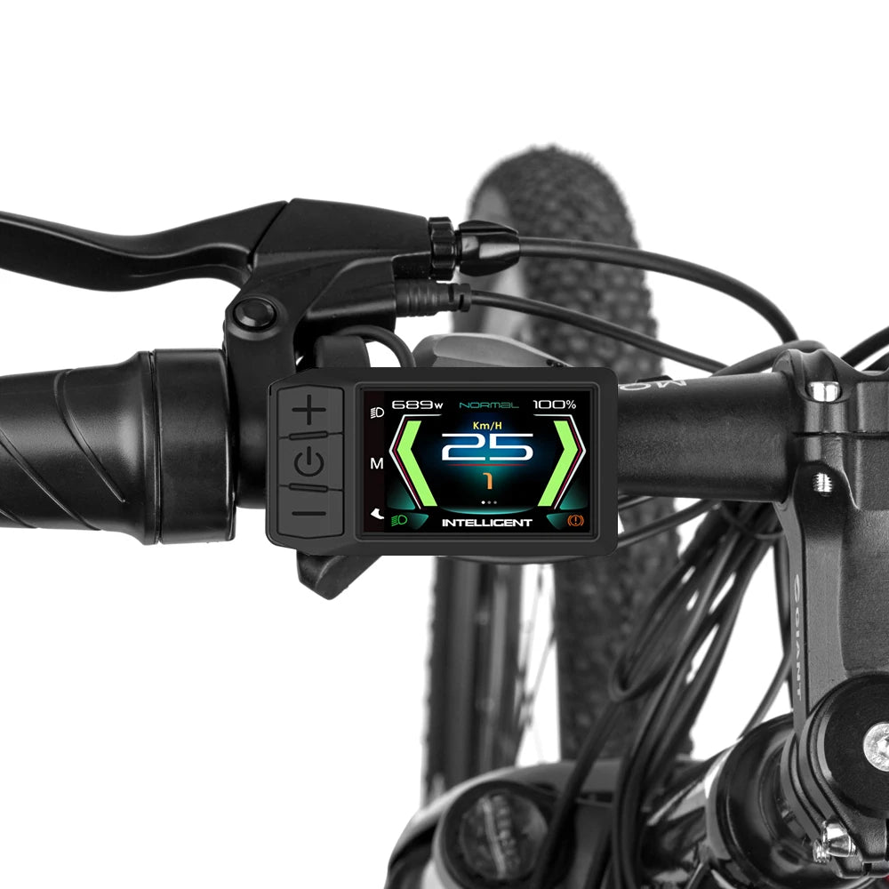 Electric Bicycle LCD 600C Bluetooth Display BF-UART Instrument 500C NEW Speed Applicable To Bafang Mid Hub Motor 36V 48V 52V