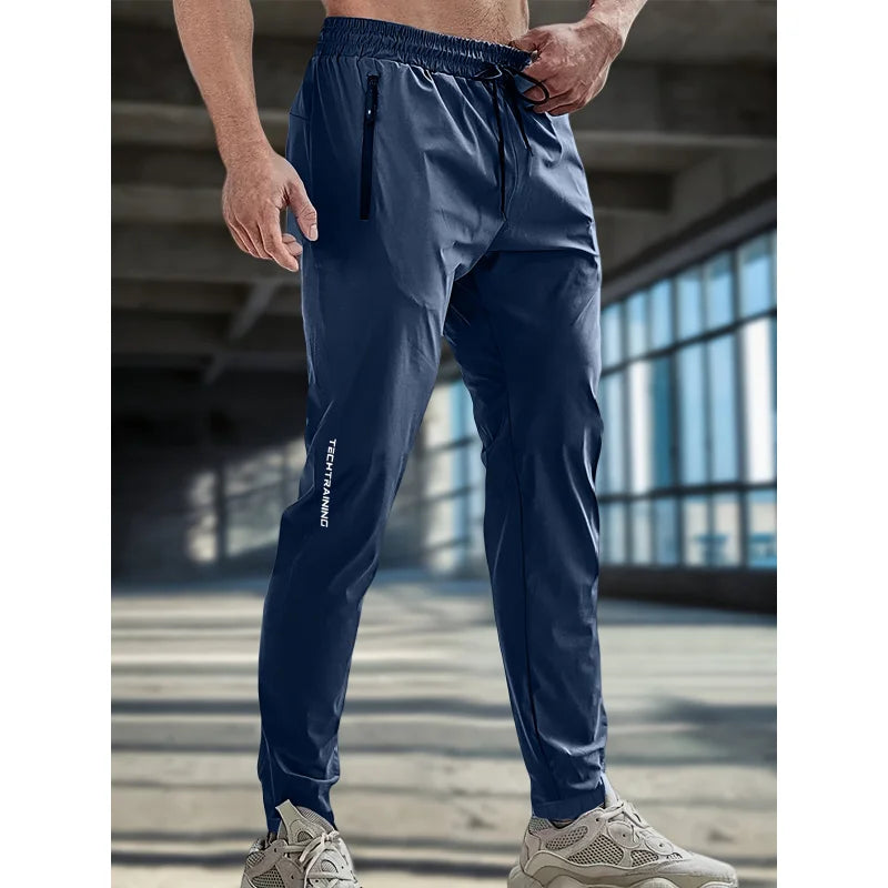 3-Pack Men's Spring And Summer Running Sweatpants With Zippered Pockets Gym Pants Man Fishing Tracksuit Gift Trousers Football