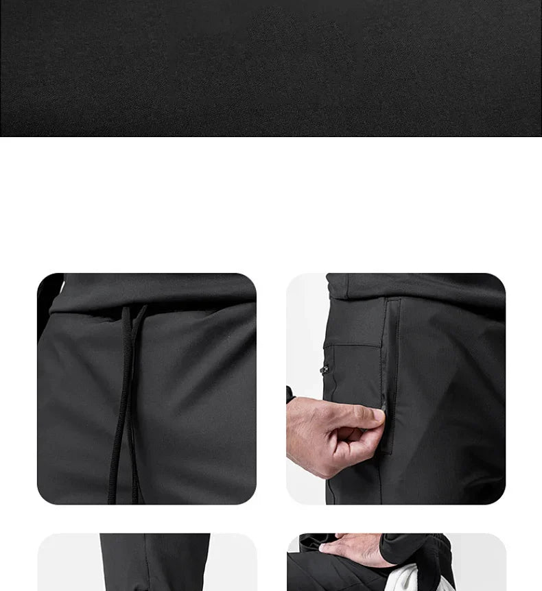 Men's Summer Joggers Pants Quick Dry Running Sweatpants Gym Fitness Outdoor Hip Hop Casual Track Trousers Breathable Sportswear