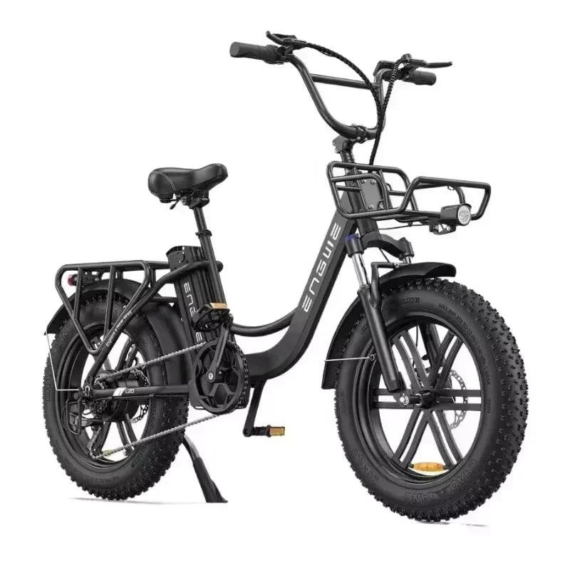 Electric Bicycle ENGWE L20 250W 48V 13AH Motor Battery 20*4.0inch Fat Tire Ebike 140km Mileage Adult Mountain City Electric Bike