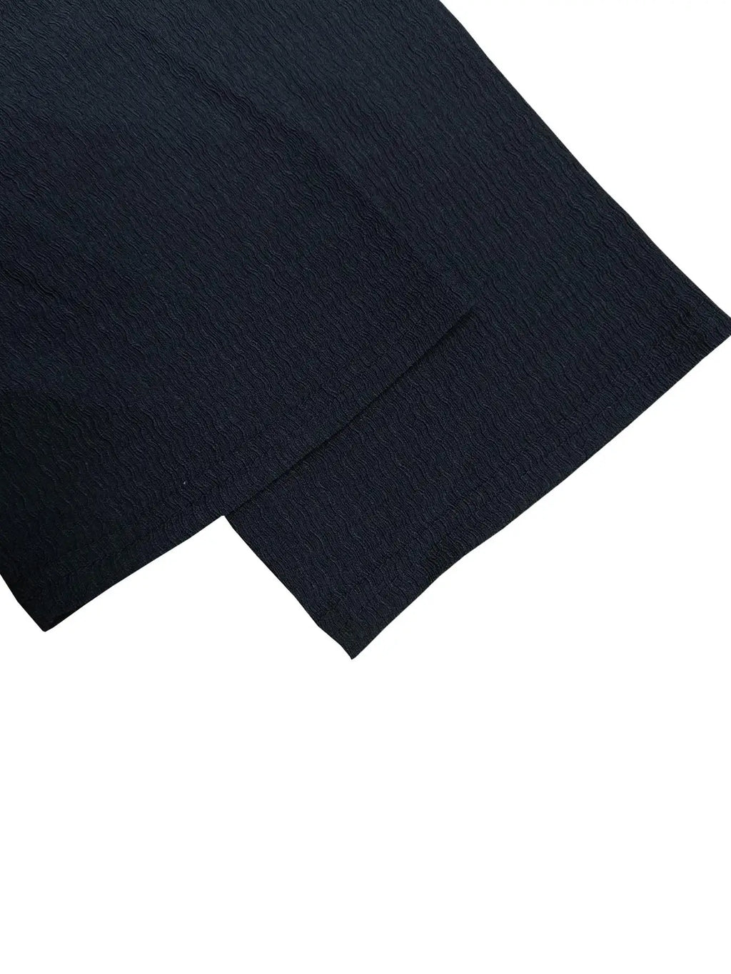 2025 Europe and the United States men's new spring half-sleeve shirt pants solid color suit V-neck design