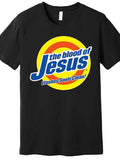 Blood of Jesus Cleanses Souls, Premium T-Shirt 230265 Fun, Men, Short Sleeves, Graphic T-Shirt, Collection, Black AA