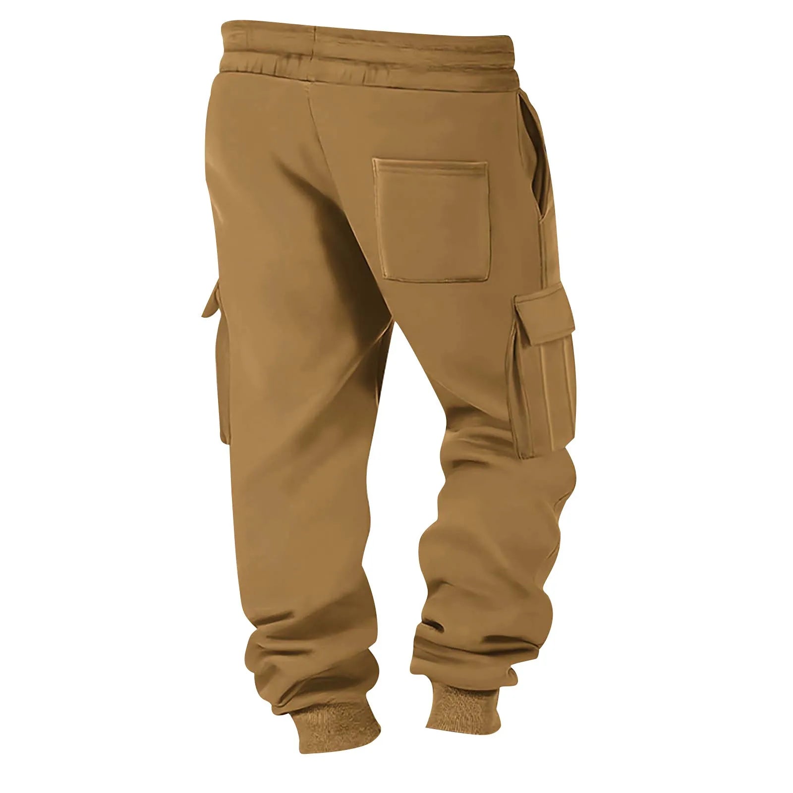 2025 Mens Sweatpants Straight Fit Joggers For Sports And Streetwear Loose Oversized Drawstring Long Pants Men Multi-Pocket Pants