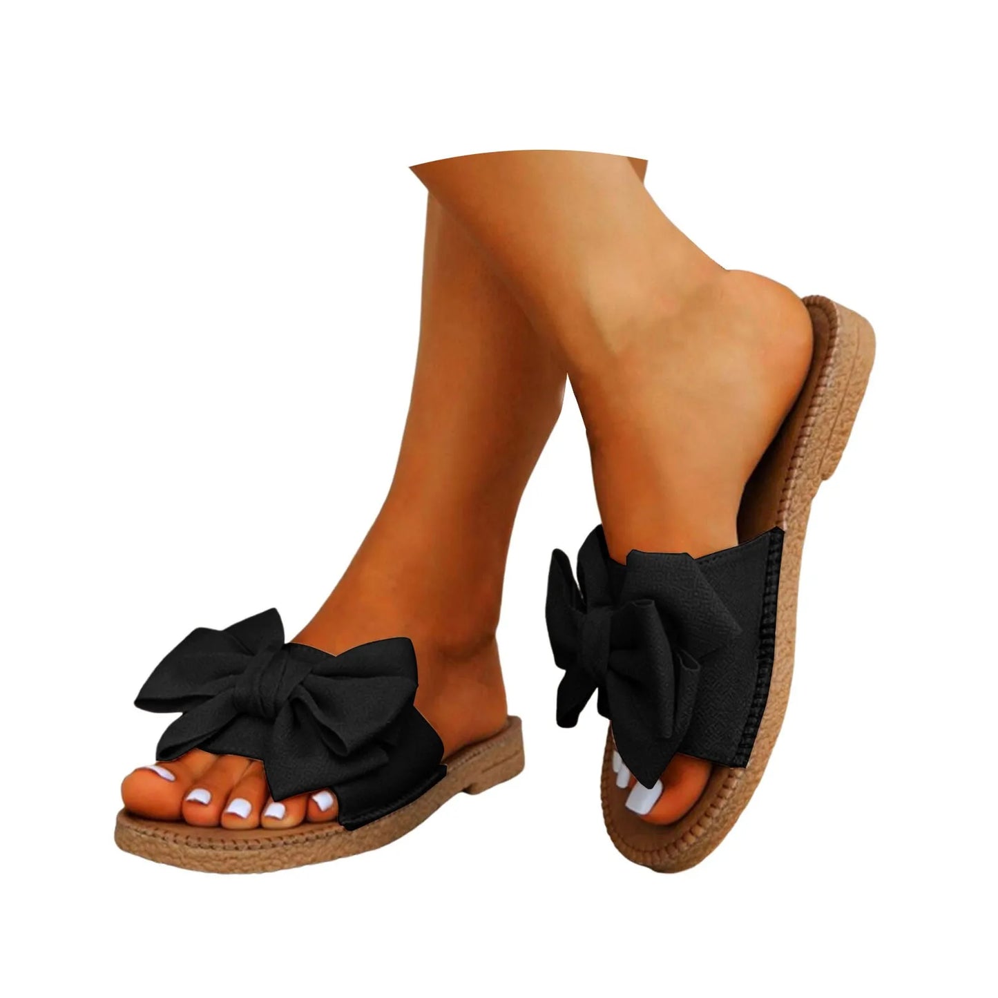 Women'S Casual Summer Sandals With Big Bowknot