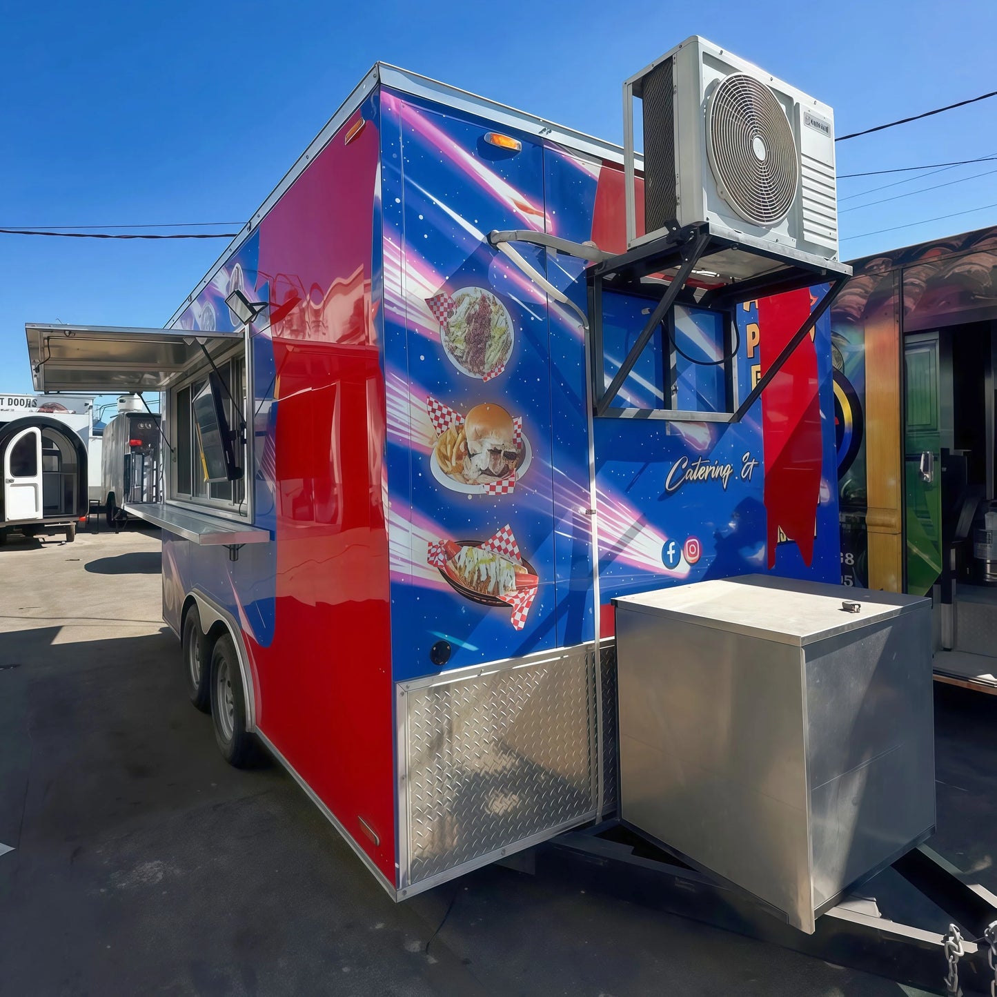 Food Truck Trailer Full Kitchen Equipment in Sale