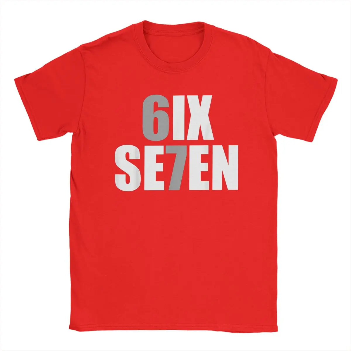 Fun Six Seven 6 7 Meme Design 6 7 Men Women's T Shirt Hipster Tee Shirt Short Sleeve Crewneck T-Shirts Pure Cotton Party Clothes